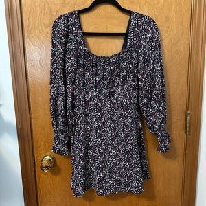 Blue Rain - Long Sleeve Mini Dress